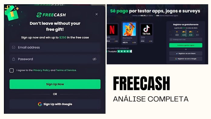 Freecash análise completa, é seguro ou fraude