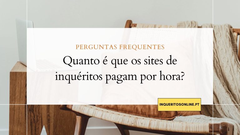 Quanto é que os sites de inqueritos pagam por hora?