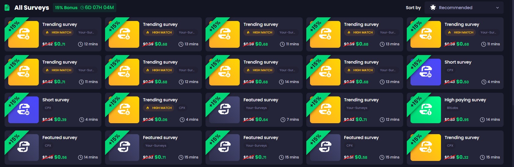 freecash - como ganhar dinheiro - inquéritos remunerados